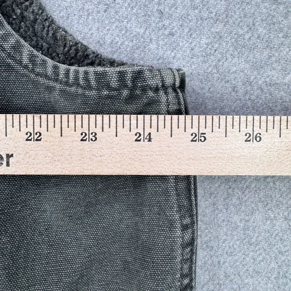 Vintage Carhartt Sherpa Lined Vest Mens XL Moss Green Canvas Workwear USA Made - Picture 10 of 13